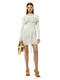Deconstructed Longsleeve Mini Dress